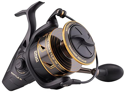 PENN Battle III Spinnrollen, 10000| 4.2:1, Black Gold