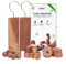 Cedarwood Moth Repellent for Wardrobes, 28 Pcs 100% Natural Cedar Wood Discs, Cedar Wood Rings & Cedar Moth Balls for Storage Box, Drawers, Wardrobe Storage & Clothes, Ideal Moth Killer & Freshener