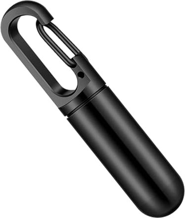 Pillendose Schlüsselanhänger Aus Edelstahl, K-leiner Tragbarer Tablettenspender, Schlüsselanhänger, Wasserdichter Pillen-Schlüsselanhänger Für Outdoor-Reisen Camping