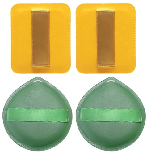 DLPRK 4 pezzi Grande spugna per trucco, super morbido trucco bellezza frullatore, applicazione rapida del trucco in 5s, spugnette trucco, spugnetta (tipo goccia d'acqua, rettangolo)