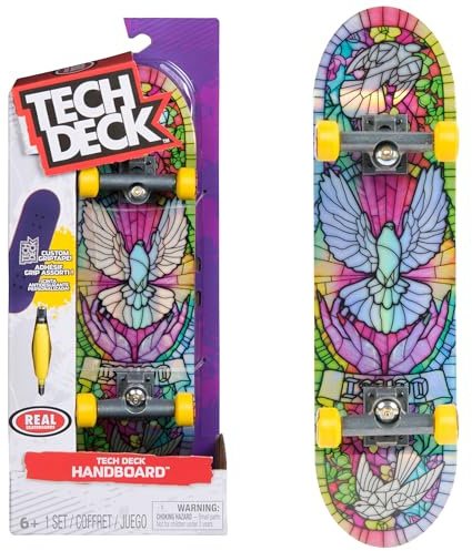 Tech Deck, Real Skateboards Handboard, autentici mini skateboard (solo per uso manuale)