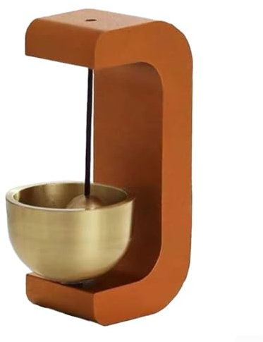 Timbre de madera para tienda, campanilla magnética de viento de madera para puerta, jardín, restaurante, habitación, 7 x 4,5 x 3,5 cm, timbre decorativo con diseño elegante (B)