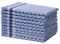 Amago - 10er Pack Allzwecktücher, 100 prozent Baumwolle, 50 x 100 cm - Blau