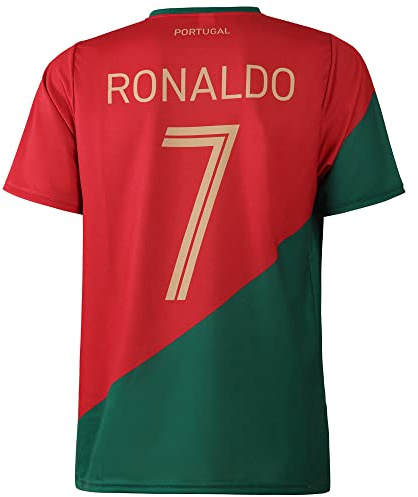 Portugal Fußballtrikot Heim - Kinder und Erwachsene - Jungen - Sportsachen - Geschenk - Sport t Shirt - Sportbekleidung - Größe XXL