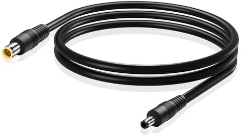 PNGKNYOCN DC5525 till DC 8 mm strömadapterkabel, 14 AWG DC7909 kontakt till DC 5,5 x 2,5 kontaktkabel för bärbar strömstation solgenerator och solpanel (1 m/3 FT)