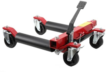 Patines hidráulicos de ruedas para coche – Gato de posicionamiento de vehículos de 1500 libras para fácil transporte y estacionamiento