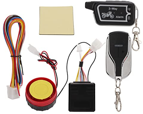 de Alarma bidireccional para Motocicleta, Alerta de Sonido por vibración bidireccional, Control Remoto LCD, de Seguridad antirrobo y Ahorro de energía para Motocicleta ABS 12V