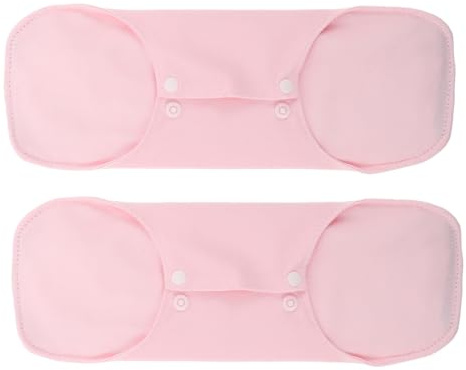Gogogmee Compresas Posnatales Reutilizables de Algodón Ultrafinas para Incontinencia Femenina Ajuste Invisible y Protección Antifugas para Recuperación Postparto y Uso, Pack de 2