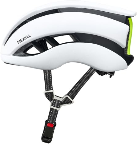 Casque Velo Homme Femme, Casque Léger Adulte pour Ville & Vélo de Route avec Fermeture Magnétique, 16 Aérations, CE EN1078 – Réglable M/L (55–61 cm, env. 290–300g)