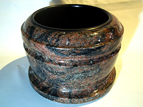designgrab Exclusiv - Ciotola per tomba in granito Aurora/Aruba/Aurindi/Indora