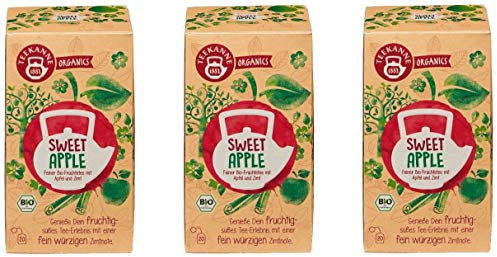Teekanne Organic Bio Sweet Apple, 3er Pack (3 x 50 g)
