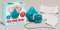 Playmobil 70722 Nasen- und Mundmaske, wiederverwendbar, Türkis