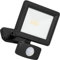 Luceco Outdoor Security LED Floodlight with PIR Motion Sensor for Driveways, Walkways and Gardens, Fit & Tilt Multi-Positioning, Exterior Lighting, Essence, Black, IP65, 10W, 1050lm, 4000K, EFLD10B40P