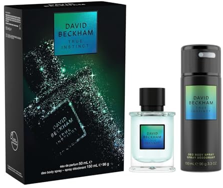 David Beckham True Instinct Giftset For Him including Eau de Parfum 50ml and Deodrant Body Spray 150ml