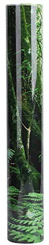 aqxreight PVC Reptile Box Rainforest Background Poster Fish Tank Wall Picture Painting Decoration Self Adhesive Sticker One Side with Its Ow Fish Tank Poster