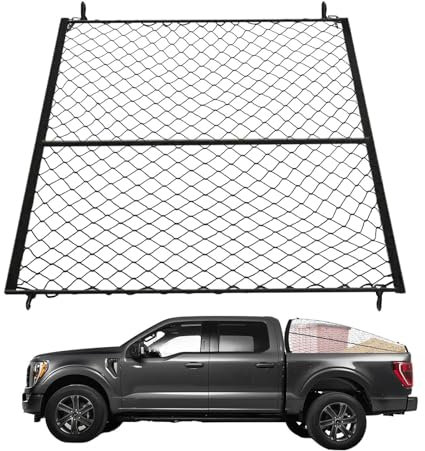 Kfz -Frachtnetze - Pickup -LKW -Netz, Hochleistungs -Elastizitätsnetz, einschichtes Anhängernetz | Starker Aufbewahrungsorganisator für LKW -Bett, flexibler Frachthalter sichern SUVs für Ladungsmanage