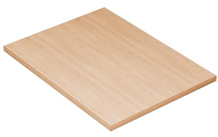 KESSLER PRO Pannello truciolato 28 mm, 80 x 60 cm, piano per mobili fai da te, per cucina, garage o officina con bordi in ABS rinforzati, rovere Hikora