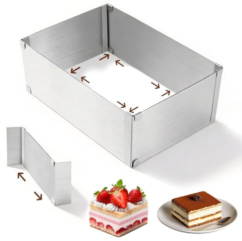 QingWing Marco De Horneado Rectangular Ajustable con Divisoria Desmontable