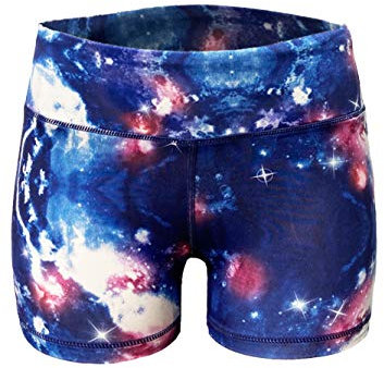 Epic MMA Gear Damen 7,6 cm Stretch Booty Shorts Fitness WOD Yoga Laufen - Schwarz - Mittel