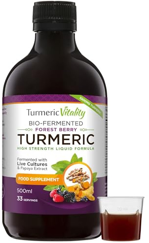 Curcuma Bio-Fermenté avec Gingembre et Poivre Noir à Boire | Turmeric Vitality