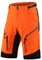 ARSUXEO Radhose Herren MTB Shorts ohne Polsterung Radfahren Shorts Klassisch Wasserdicht 1903 orange L