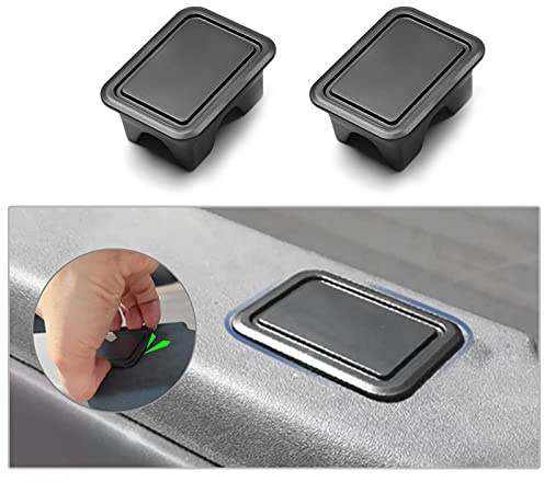 CDEFG Kompatibel mit Dodge RAM 1500 2019-2021 2022 Auto Pickup Truck Bed Rail Stake Hole Covers Stake Pocket Schutz Abdeckung Staubdicht Zubehör [2 Stück]