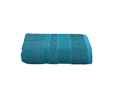 PANA Handduk frottéserie • Frottéhanddukar • Mjuk handduk • 100 % bomull • Hudvänlig • Ökotex-certifierad • Handduk 50 x 100 cm • Petrol