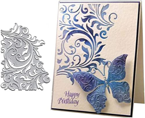 Vintage Flower Cutting Dies for Card Making,Cutting Dies Cut Stencils for DIY Scrapbooking Photo Album Decorative Embossing Paper Dies for Card Making Templated+Cute Brooch Pin