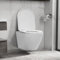 Camerina Wall Hung Rimless Toilet Ceramic White,Hardware,Plumbing,Plumbing Fixtures,Toilets & Bidets,Toilets(SPU:145237)
