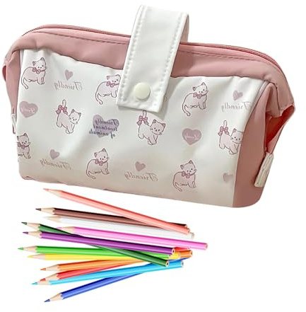 Jukeoiu Federmäppchen, Federtasche Für Schüler Schule, Multifunktionale Reißverschluss-Aufbewahrung Für Schule Jugendliche Erwachsene Kinder