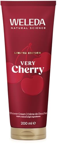 WELEDA - Crème de Douche Very Cherry - 200ml - Nettoie la peau en douceur - Formule 100% d'origine naturelle - NATRUE - 200ml
