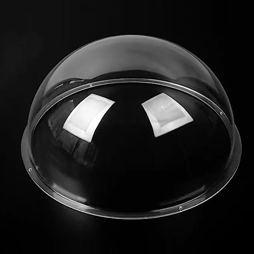 LOTOWELZON 4inch Clear Acrylic Camera Dome Cover Housing ID100*H51mm/4*2in | Indoor/Outdoor Clear Replacement Camera Cover, Security Housing Surveillance Camera Cover, ID100*H51mm/4*2in
