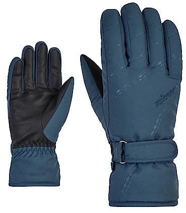 Ziener Damen KORVA Ski-Handschuhe/Wintersport | warm atmungsaktiv, hale navy, 8