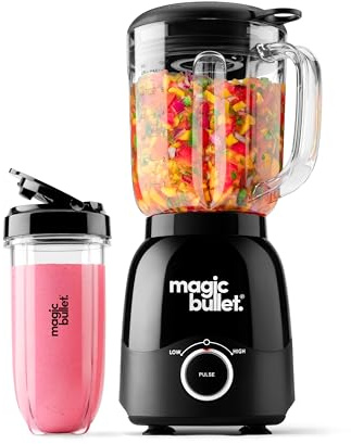 magic bullet Combo Blender, 48oz Pitcher, Blending Cup, Simple Speed Dial – MBF50200AK