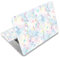 Mibbxea Autocollant en vinyle pour ordinateur portable 15-15,6, réutilisable, pour netbooks de 13, 3, 14 et 15,4, décoratif, résistant aux rayures, imperméable, résistant à la poussière (083 fleurs