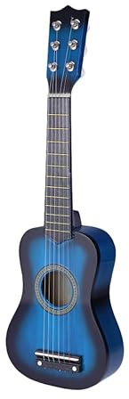CVUTOVO Portable 21 Inch Wooden Acoustic Guitar for Kids Small Size Musical Instrument with Low String Action and Easy Play Design for Children S Learning and Fun
