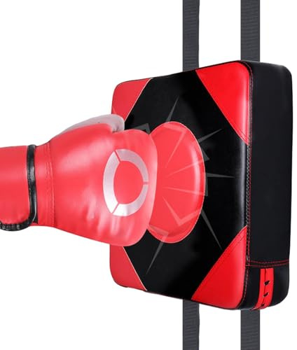 Objetivo de Boxeo, Cojín de Golpe de Pared Ajustable, Equipo de Gimnasio para Casa Cardio Gimnasio Entrenamiento Fitness Exterior Entrenamiento Familiar