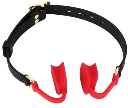 TGHYRF SM Écarteur buccal verrouillable SM Bâillon buccal en silicone Jouet sexuel d'entraînement de la langue for couples hommes et femmes