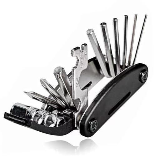 Trousse D'outils Pour Vélo | 16 En 1 À Haute Résistance Multifonction Pour Entretien | Trousse D'outils De Cyclisme,Pour Mécaniciens En Usine Pour Véhicules Automobiles À La