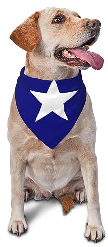 Bonnie blå flagga triangel haklapp tvättbar hundhalsduk snygg hundhalsduk för katter små medelstora och stora hundar födelsedag