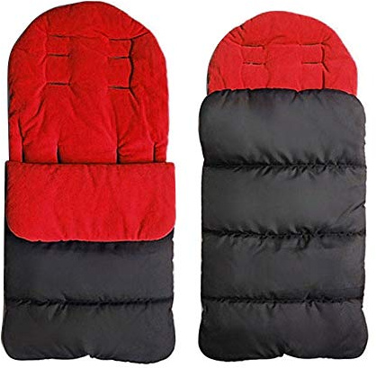 Fleece Lined Snuggly Cosy Toes Pushchair Footmuff,Baby Sleeping Bag Footmuff,Baby Stroller Cosy Toes Liner Padded,Windproof Warm Thick Cotton Pad