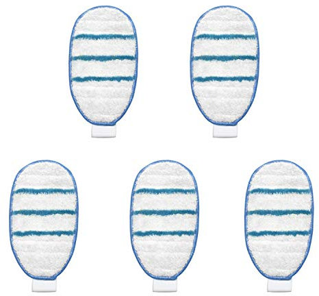 Zealing - 5 panni di ricambio in microfibra per pulizia a vapore Black & Decker FSM1610/1630, CL30, 4MM15