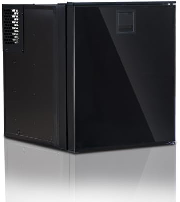 Techomey Kompressor Kühlschrank 12V, 60L, Kompressor Kühlbox, Kühlbox Auto 12V/24V, Tragbarer Camping Kühlschrank für Auto, LKW, Wohnmobil, Wohnwagen, Boot, Schwarz