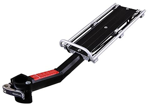 ETomey GepäCkträGer Fahrradgepäckträger Fahrradträger Gepäckträger Schnellspanner Einstellbare Legierung Fahrradgepäck Gepäckträger Sattelstütze Tasche Fahrrad GepäCkträGer