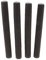 kowaku Ensemble de 100 Capsules Thermorétractables pour Bouteilles de Vin en PVC, Noir