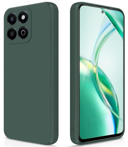 GiiYoon Funda para Honor 200 Smart 5G, Case de Silicona Suave de TPU Carcasa Protector de Goma Fexible Prueba Liviano y a Delgado de Golpes Antirrayas para Teléfono (Verde)