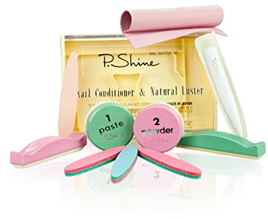 Ocibel P.Shine Set für Japanische Maniküre, bei künstlichen Fingernägeln, Nail Art