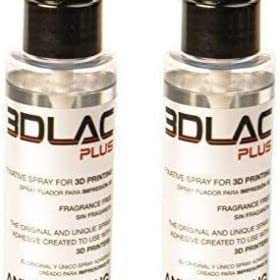 Pack 2 bottiglie 3dlac più adesivo fixatif per l' Stampa 3d antiwarping filamento senza profumo Formula senza profumo PLA Fléxible TPU PETG Airmail