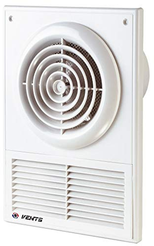 125mm Extractor Fan with Ventilation Grille Bathroom Ventilator Air Exhaust