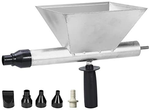 Máquina lechada mortero, herramienta portátil llenado lechada cemento con 5 boquillas, máquina automática calafateo cemento, aplicador lechada para paredes